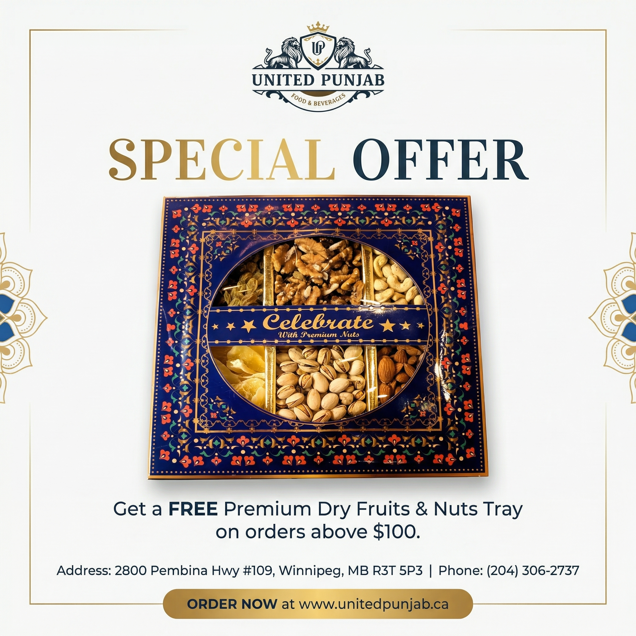 Tandoor House Eatery & Grill Special Offer - Indian Food Winnipeg